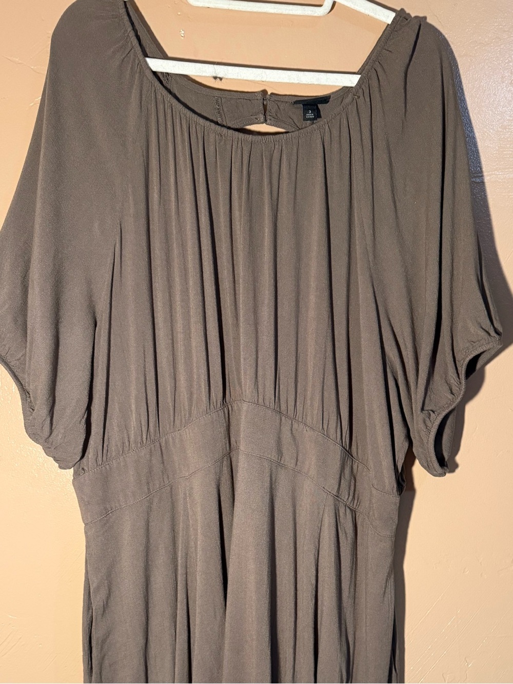 torrid 3X dress with waistline and open tie back and pockets